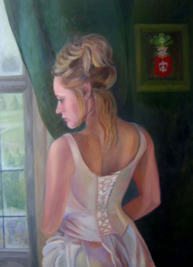 Art Gallery -Portrait of a Young woman by Nadine Platt