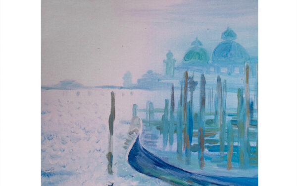 Watercolour Winter Venice by Nadine Platt