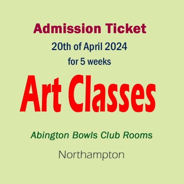 admission ticket art classes northampton